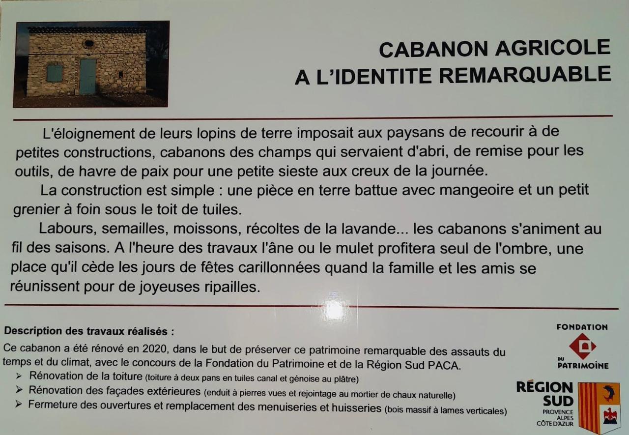 Le Cabanon Des Lavandes Entre Mont Ventoux Et Luberon Sault-de-Vaucluse Dış mekan fotoğraf